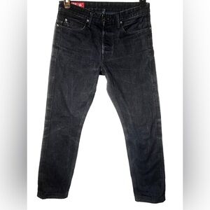Freenote The Rios Number 02 Slim Straight Washed Out Black Jeans Size 30